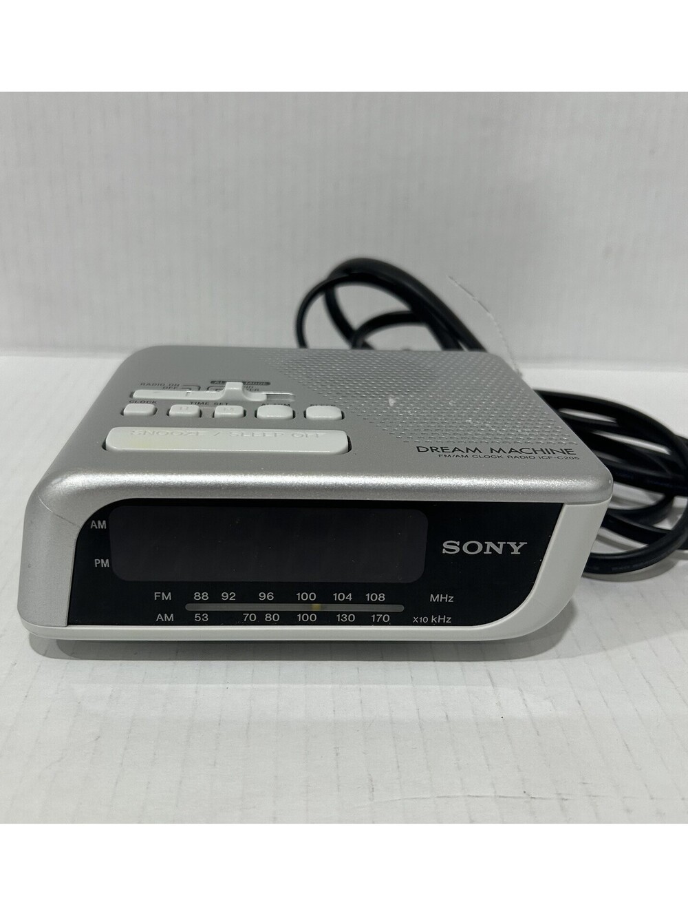 Sony Dream Machine ICF-C205 AM/FM Stereo Alarm Clock Radio